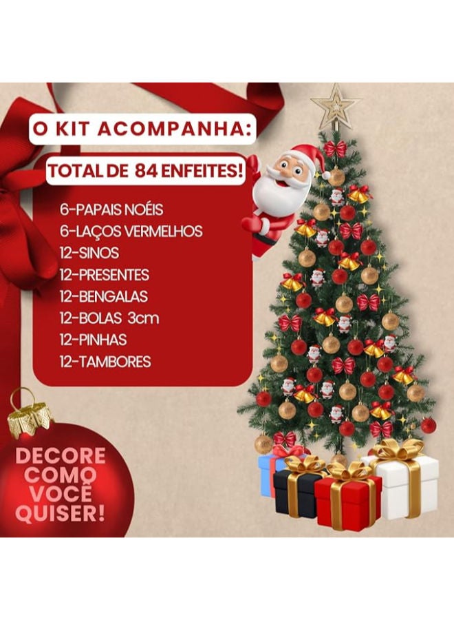 Complete 84-Piece Christmas Ornament Kit - Image 2