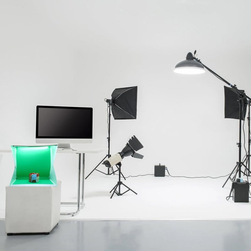 ULTECHNOVO 40cm Portable Folding Mini Photo Studio Light Box with Adjustable LED Lighting and 6 Color Backdrops for Product Photography and Small Item Shoots - Image 5