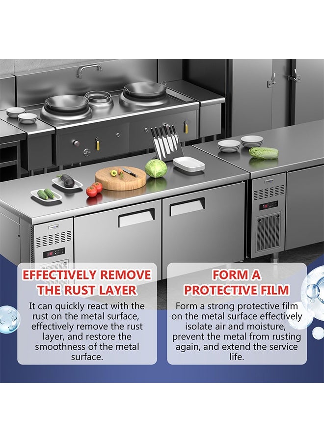 Jakehoe Highly Concentrated Rust Remover For Steel & Iron, Heavy Duty Rust Removal for Metal,Multipurpose Rust Remover Spray,Stainless Steel Rust Remover Cleaner,Powerful Steel Rust Removal,Rust Converter for Various Metals Furniture - Image 4