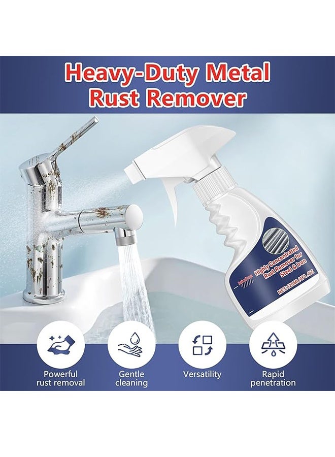 Jakehoe Highly Concentrated Rust Remover For Steel & Iron, Heavy Duty Rust Removal for Metal,Multipurpose Rust Remover Spray,Stainless Steel Rust Remover Cleaner,Powerful Steel Rust Removal,Rust Converter for Various Metals Furniture - Image 2
