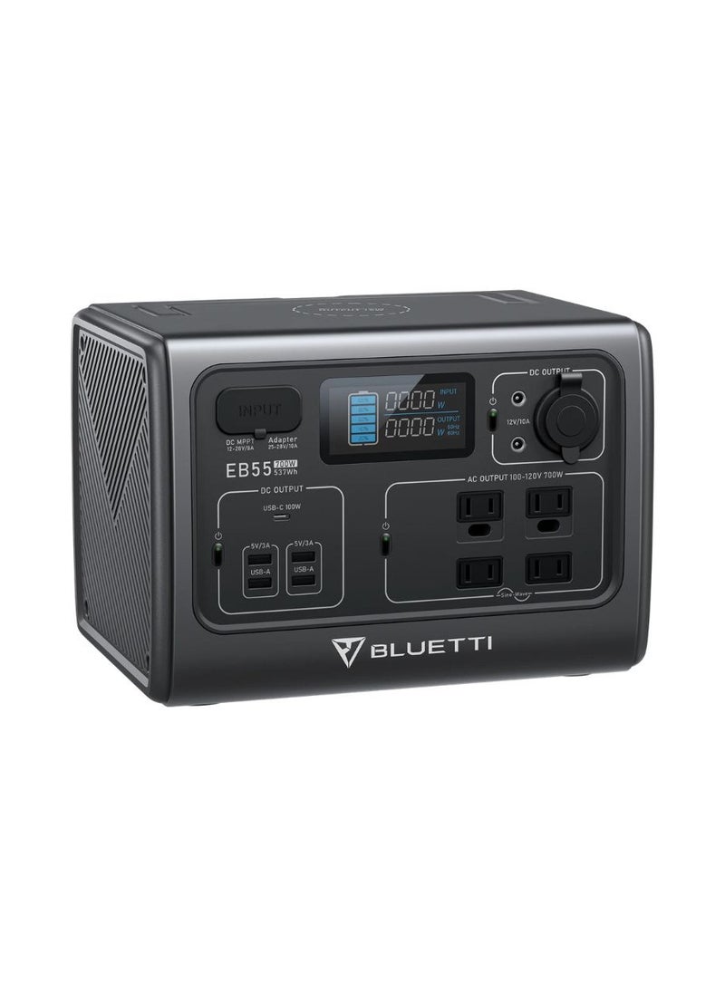 Bluetti - BLUETTI EB55 Portable Power Station | 700W 537Wh - Image 1