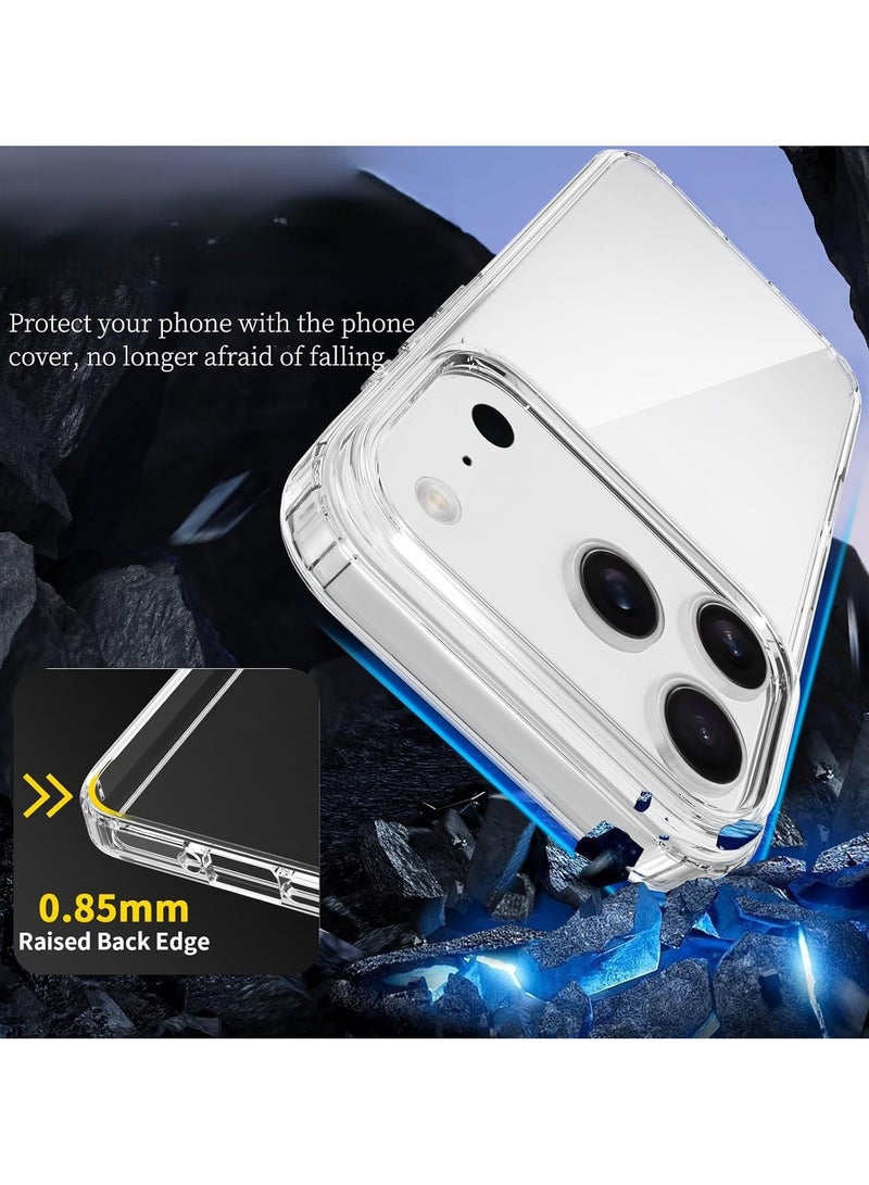 Denx Clear Magnetic Case for iPhone 17 Pro, Compatible iphone 17 Pro with, Translucent Back  Shockproof Phone Cover. - Image 3