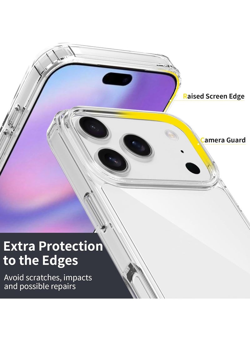 Denx Clear Magnetic Case for iPhone 17 Pro, Compatible iphone 17 Pro with, Translucent Back  Shockproof Phone Cover. - Image 4