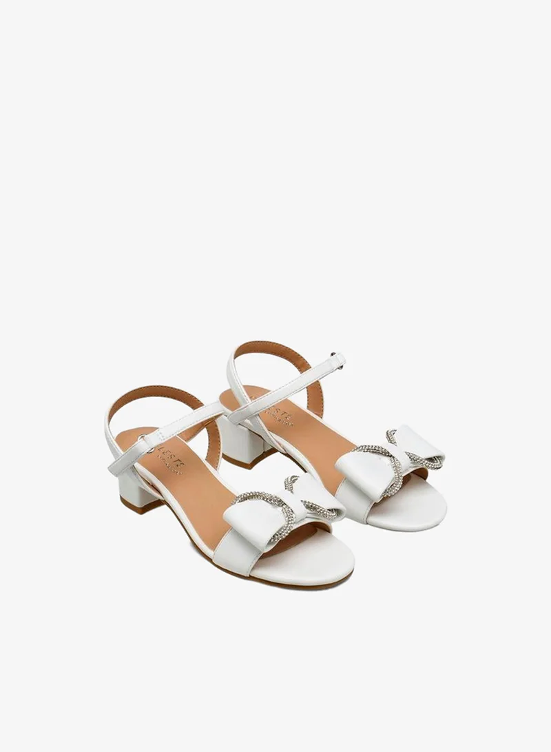 سيليست Girls Block Heel Sandals Ramadan Collection