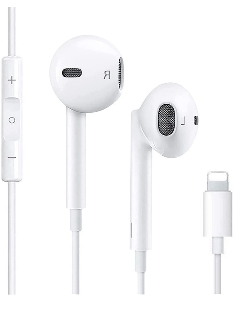 for iPhone 14 pro max Earphones Wired Headphones Built-in Mic&Volume Control & Noise Cancellation In-Ear Earphones Earbuds Compatible for iPhone 11/12/13 Pro/XS Max/8/8plus 7/7plus Support for all iOS - Image 3