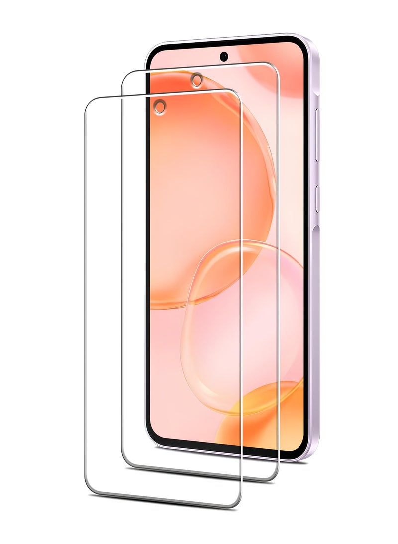 BORTONY Samsung Galaxy A36 5G Tempered Glass Film  Anti-Scratch Bubble Free With 2-Pack Fingerprint Unlock Support For Samsung Galaxy A36 5G  - Image 1