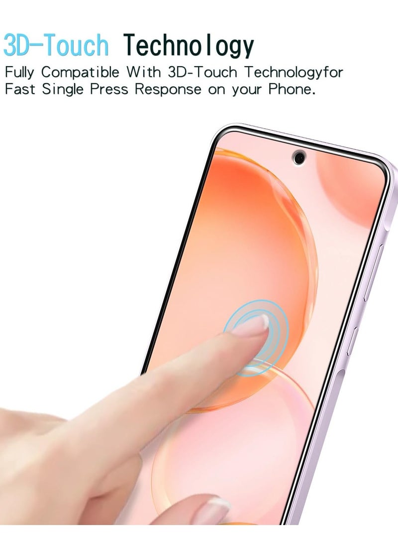 BORTONY Samsung Galaxy A36 5G Tempered Glass Film  Anti-Scratch Bubble Free With 2-Pack Fingerprint Unlock Support For Samsung Galaxy A36 5G  - Image 4