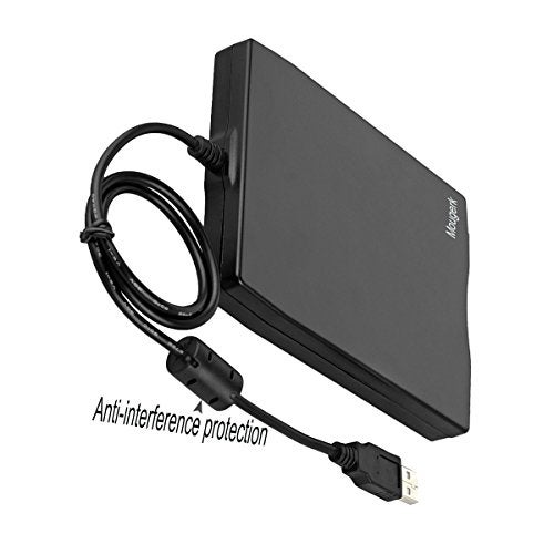 Mougerk 3.5" External Floppy Diskette USB Drive - 1.44 MB FDD Portable Plug and Play for Laptops, Desktops, and Notebooks (Black) - Image 3