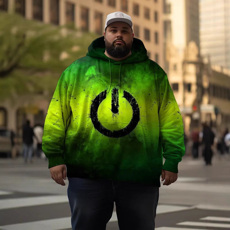 Summer Vest Home 3D Digital Printing Large Size Lks Regular Large Size Hooded Sweatshirt - Image 2
