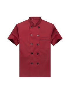 NIBEMINENT Chef Jacket Western Restaurant Chef Uniform Double Breasted Bakery Cafe Cooking Clothes Hotel Staff Wear  - Image 1