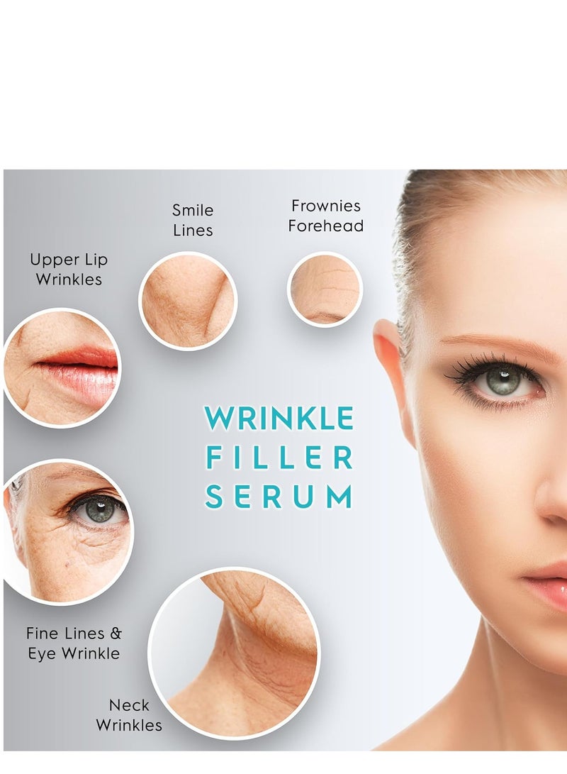 إيلهو كريم التجاعيد للوجه ، مصل مضاد للشيخوخة ، كريم شد البشرة للوجه ، كريم شد الوجه الفوري ، مزيل التجاعيد الفوري للوجه وحقيبة العين والرقبة - Image 4