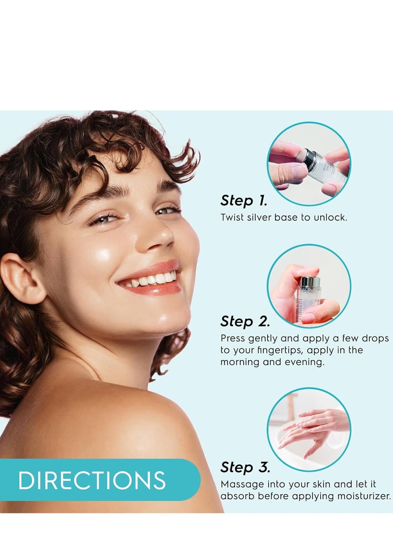 إيلهو كريم التجاعيد للوجه ، مصل مضاد للشيخوخة ، كريم شد البشرة للوجه ، كريم شد الوجه الفوري ، مزيل التجاعيد الفوري للوجه وحقيبة العين والرقبة - Image 5