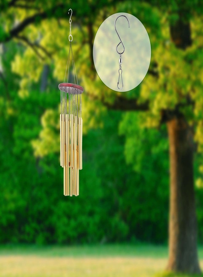 TecUnite 20 Pack Swivel Hooks Clips for Hanging Wind Spinners Wind Chimes Crystal Twisters Garden Bells Party Supply - Image 5