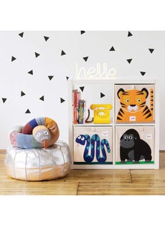 3 sprouts 3 Sprouts Cube Storage Box - Organizer Container for Kids & Toddlers, Gorilla  - Image 4