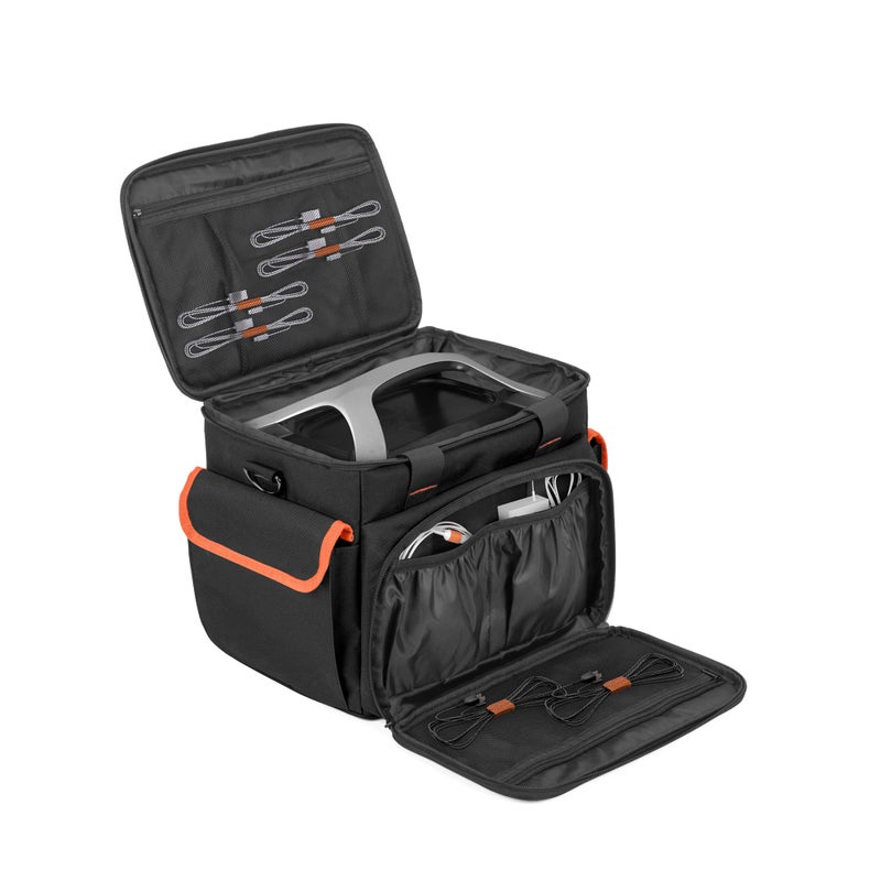 Trunab Carrying Case Compatible with ECOFLOW River/River 2/River Pro, Storage Bag with Waterproof Bottom and Front Pockets for Charging Cable and Accessories - Image 1