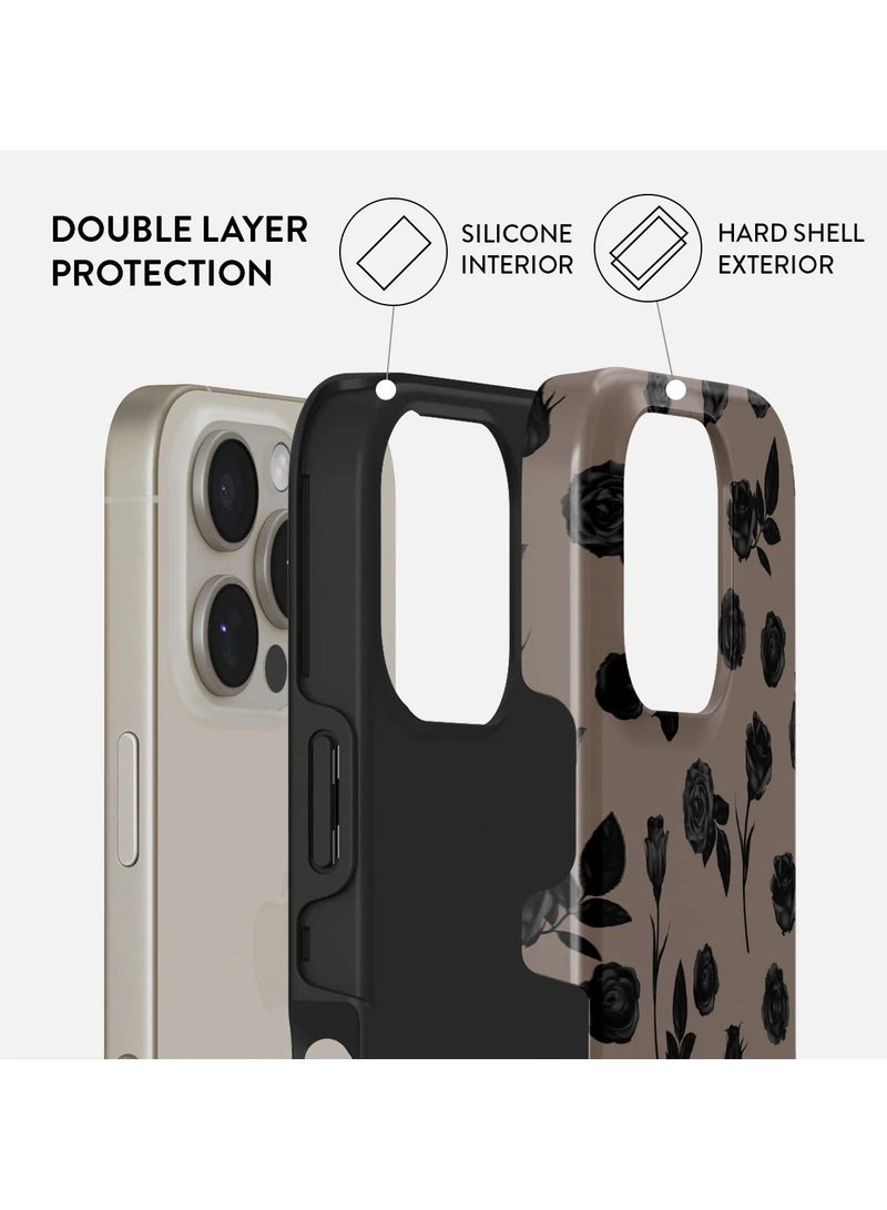 BURGA iPhone 16 Pro Max Case, 2 Piece Hard Shell + TPU Silicone Interior, Shock Absorption, All Port Accessible, Raised Bezel For Screen & Camera Protection, Never Fading HQ Print,Goddess - Image 2