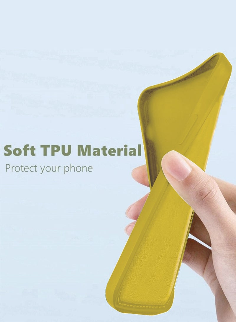دبليو تيك غلاف واقي ناعم من السيليكون السائل آبل آيفون إير 5G 2025 (MCRPSN) - أصفر باستيلي - Image 5