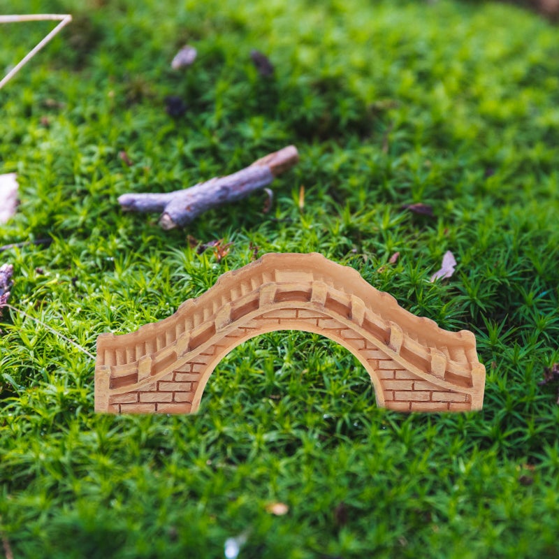 🌱 زينة جسر مقوس صغير أنيق من الراتنج متينة لتعزيز جمال البونساي والحديقة - Image 3