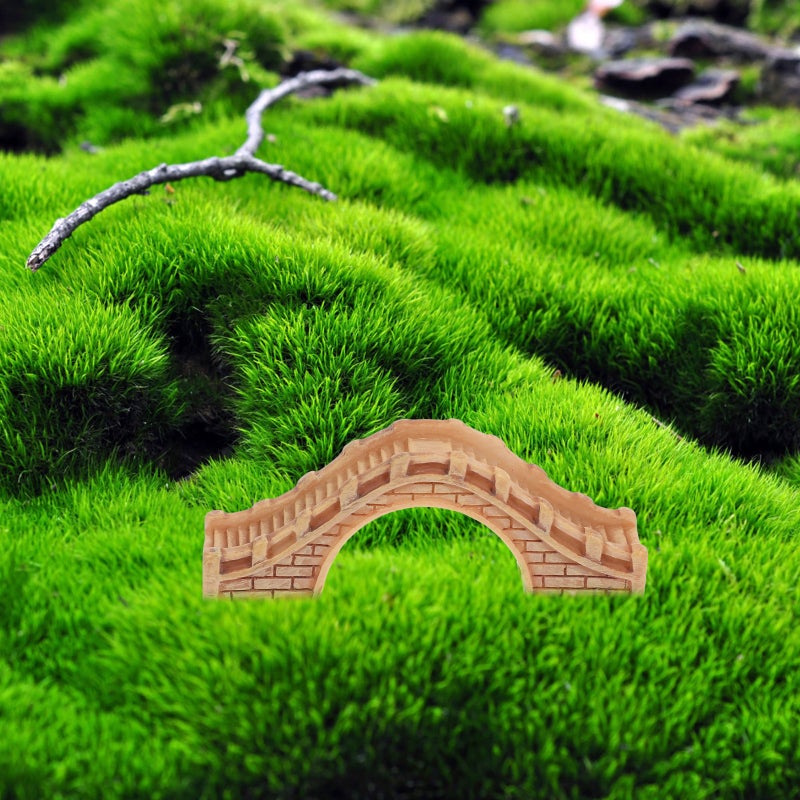 🌱 زينة جسر مقوس صغير أنيق من الراتنج متينة لتعزيز جمال البونساي والحديقة - Image 5