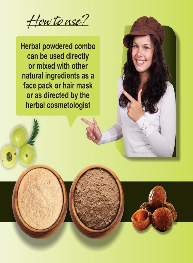 IYUSH Herbal Ayurveda Amla and Reetha Powder for Hair Growth - Pack of 2, 100gm each - Image 4