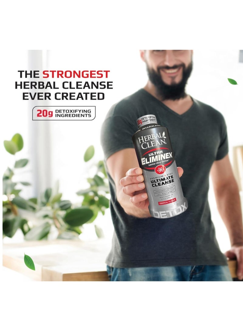 Herbal Clean Herbal Clean – Ultra Eliminex, Premium 1‑Step Ultimate Cleanse, Tropical Fruit, 32 fl oz  - Image 4