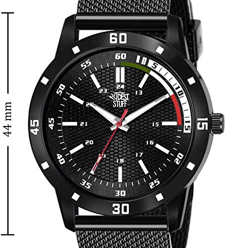 SWADESI STUFF Analogue Black Dial Watch for Men and Boys - Plastic - Image 3