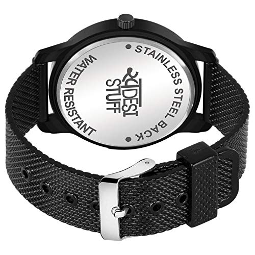 SWADESI STUFF Analogue Black Dial Watch for Men and Boys - Plastic - Image 4
