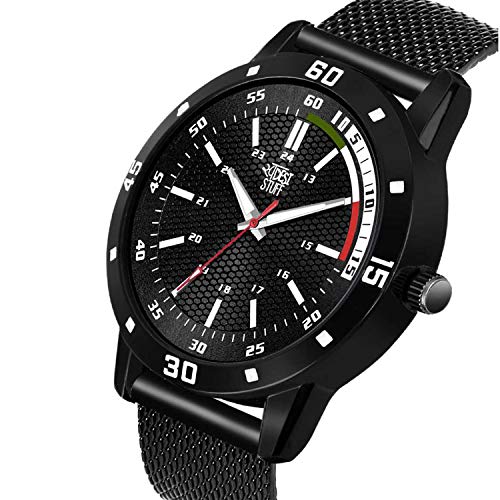 SWADESI STUFF Analogue Black Dial Watch for Men and Boys - Plastic - Image 2