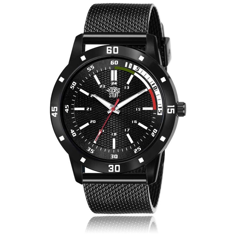 SWADESI STUFF Analogue Black Dial Watch for Men and Boys - Plastic - Image 5