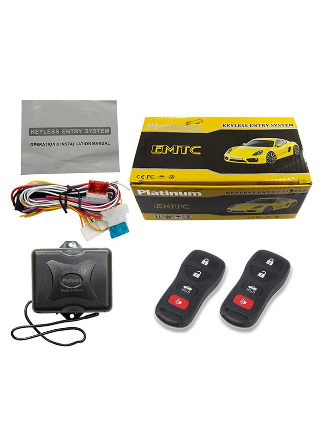 Platinum - Platinum Pack of 2 Universal Remote Control NK332 Keyless Entry Systems | Car Door Lock/Unlock, and Trunk Release - Image 1