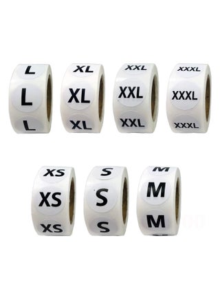 6 PCS Clothing Size Stickers Labels 7/8" Round Self Adhesive Size Stickers for Clothing T Shirts Retai - pzsku/Z06A796FD0016C65D7D47Z/45/_/1681729390/9eb70be2-f39a-4d5f-9219-82189ed0ebef