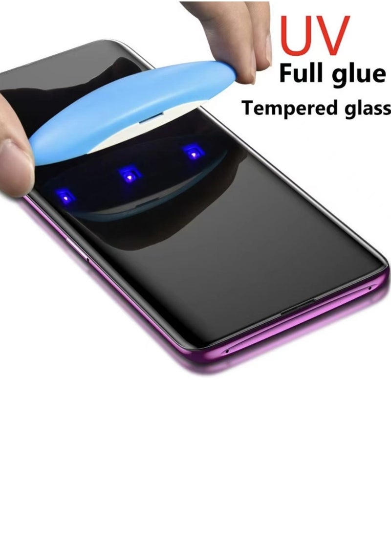 UV Liquid Glue Full Coverage Tempered Glass Screen Protector For Infinix Zero 30 - Clear