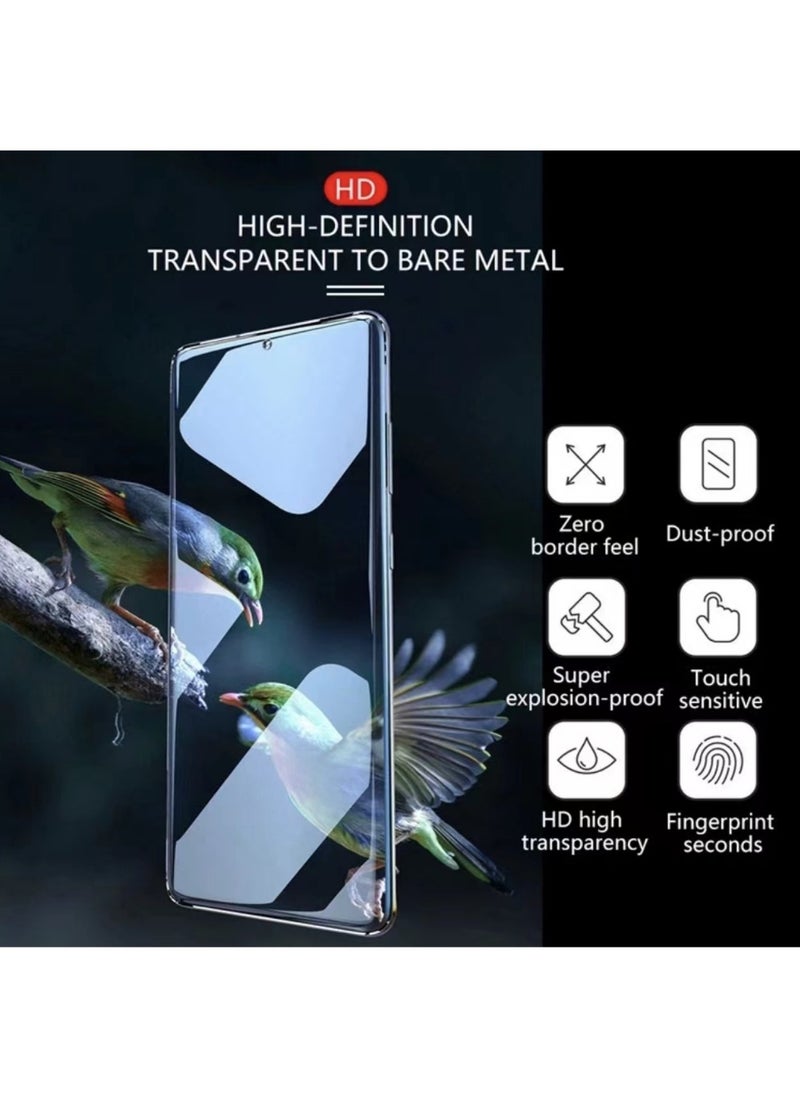 UV Liquid Glue Full Coverage Tempered Glass Screen Protector For Infinix Zero 30 - Clear