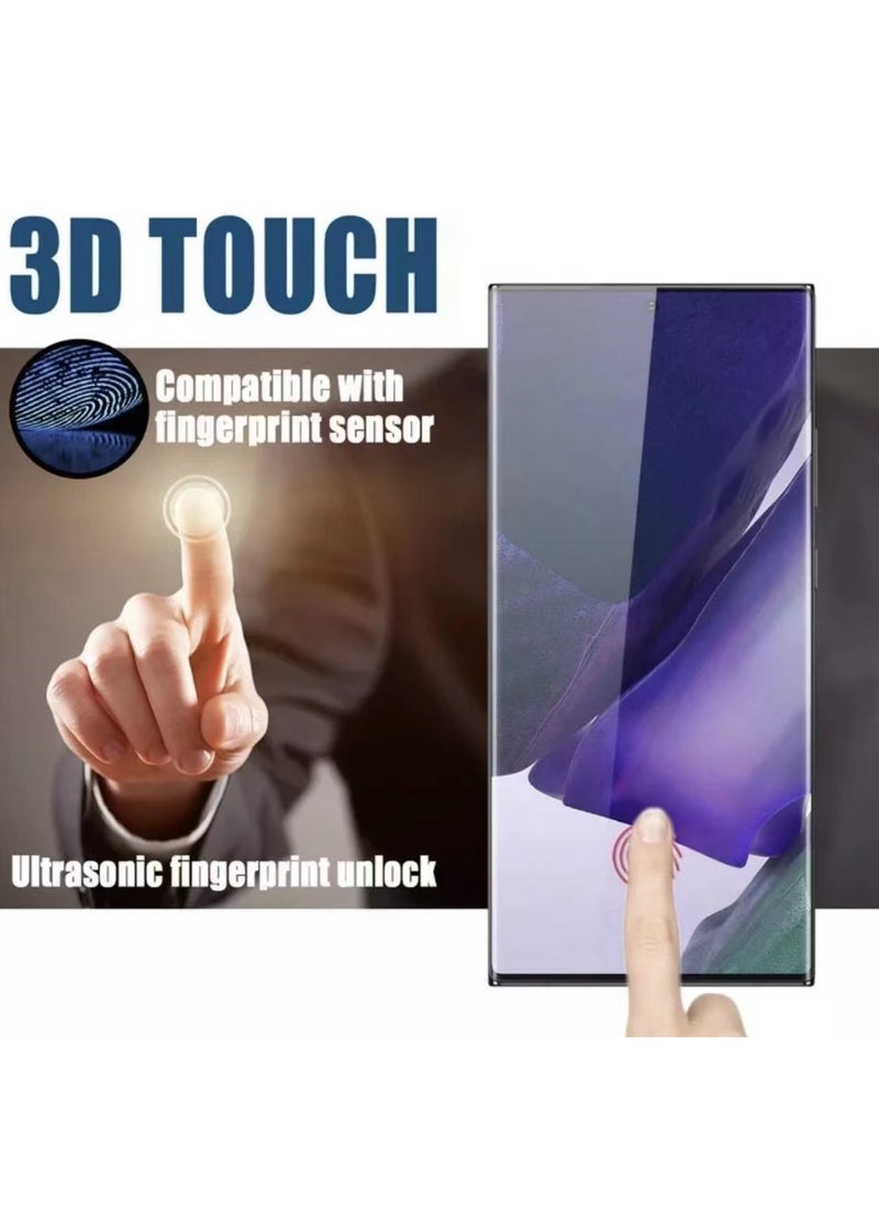 UV Liquid Glue Full Coverage Tempered Glass Screen Protector For Infinix Zero 30 - Clear