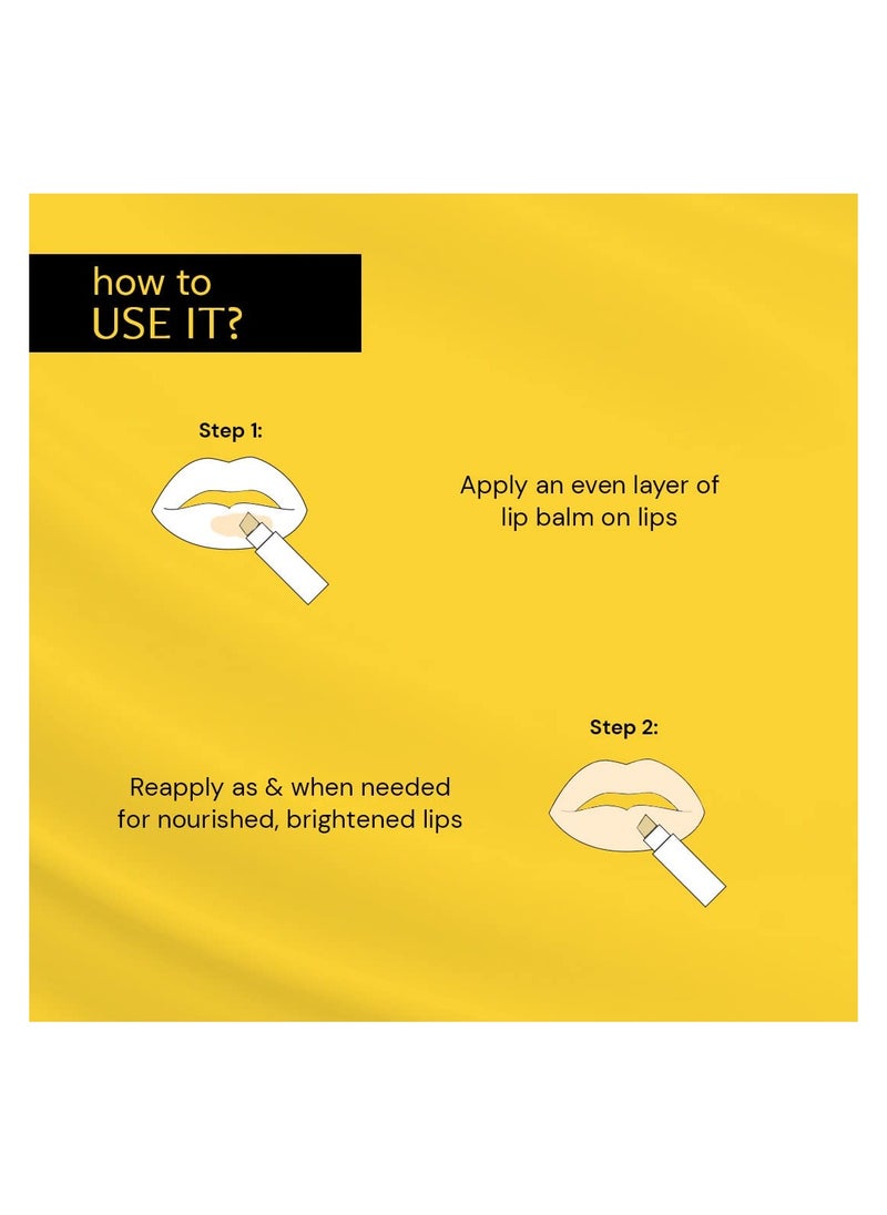 Deconstruct - Deconstruct Brightening Lip Balm with SPF 30 | For Dark, Pigmented, Dry, Flaky Lips | Brightens Pigmented Lips | Vitamin C for Dark Lips | SPF 30 for Sun Damage and Discoloration | Lip Balm for Glossy Buttery Soft Pink Lips | For Women & Men - (4 gm) - Image 1