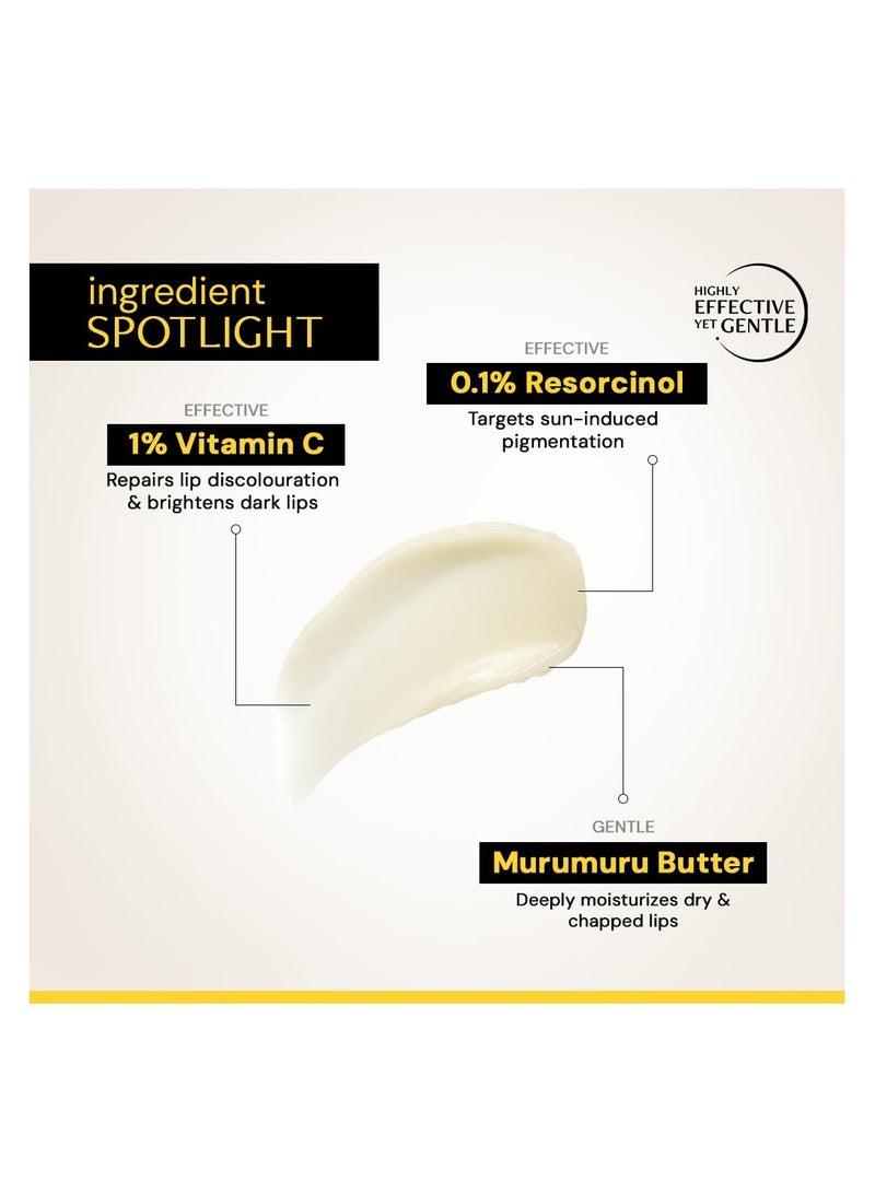 Deconstruct Brightening Lip Balm for Dark Lips | SPF 50 | Vitamin C & Resorcinol | Brightens Dark Lips & Evens Lip Tone | Vitamin E & Murumuru Butter | 4.2g - Image 4