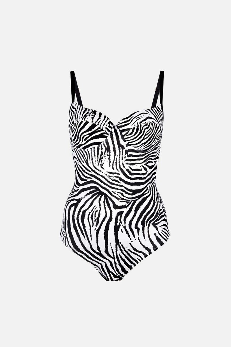 Ayyıldız 49355 Zebra Patterned Shapewear Swimsuit  - Image 4