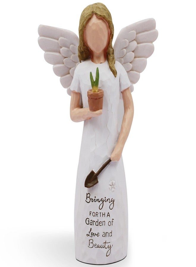 AcowSpt Gardening Gifts for Women, Gifts for Gardeners Woman, Garden Gifts Women, Unique Gardening Gifts, Garden Angel, Sculpted Hand-Painted Angel Figurine - Image 1