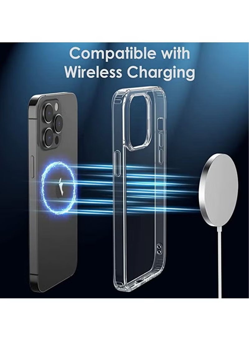 Generic - For iPhone 14 Pro Max Slim Full Body Silicone Protective Phone Case Cover Transparent - Image 1
