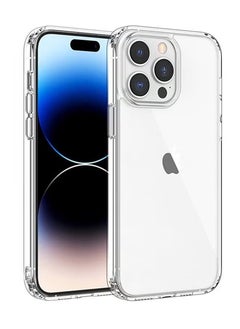 For iPhone 14 Pro Max Slim Full Body Silicone Protective Phone Case Cover Transparent