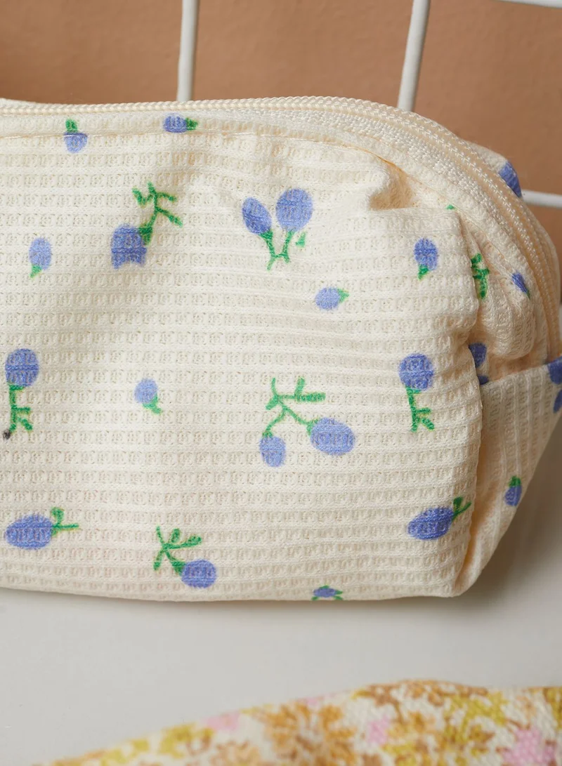 Pink Cactus Floral Pencil Case