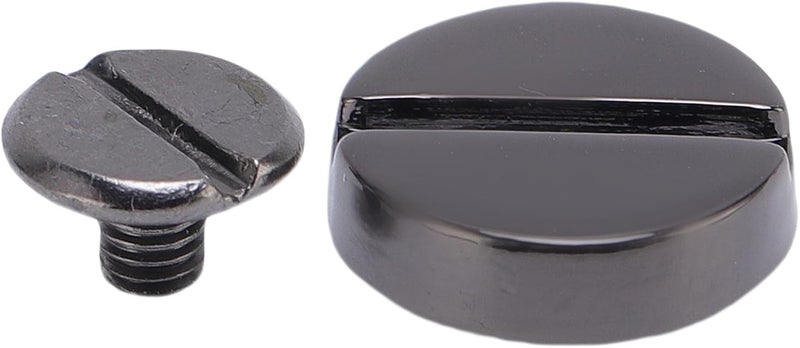 Screw Rivets Leather Rivets Book Binding Posts Nail Rivets Durable Zinc Alloy Flat Slotted Cap Rivets for Belt Handbag Repair Crafting 12mm 50 Pieces - Image 4