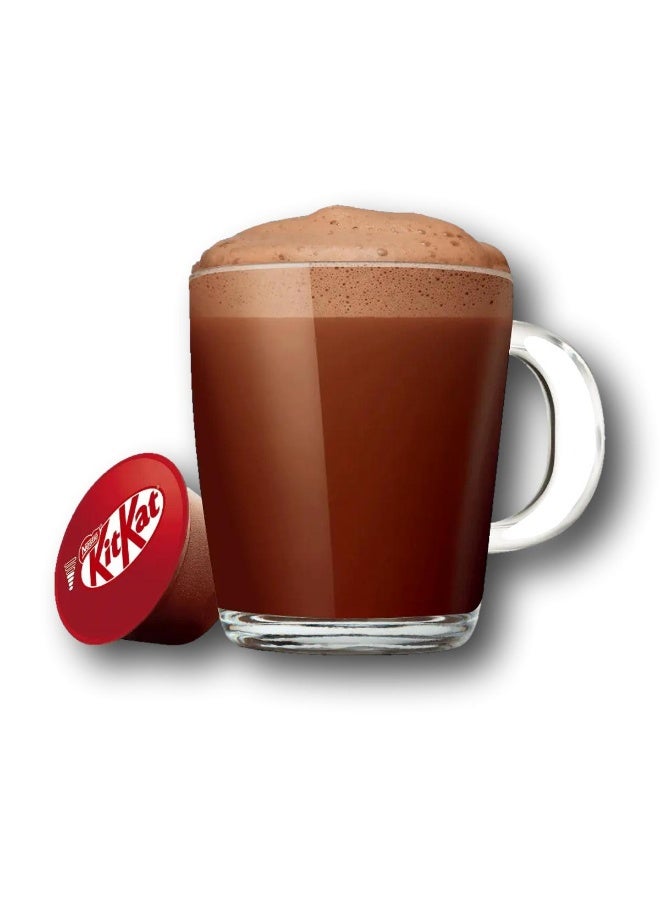 دولسي قوستو كبسولات نسكافيه كيت كات شوكولاتة ساخنة – 16 كبسولة - Image 2