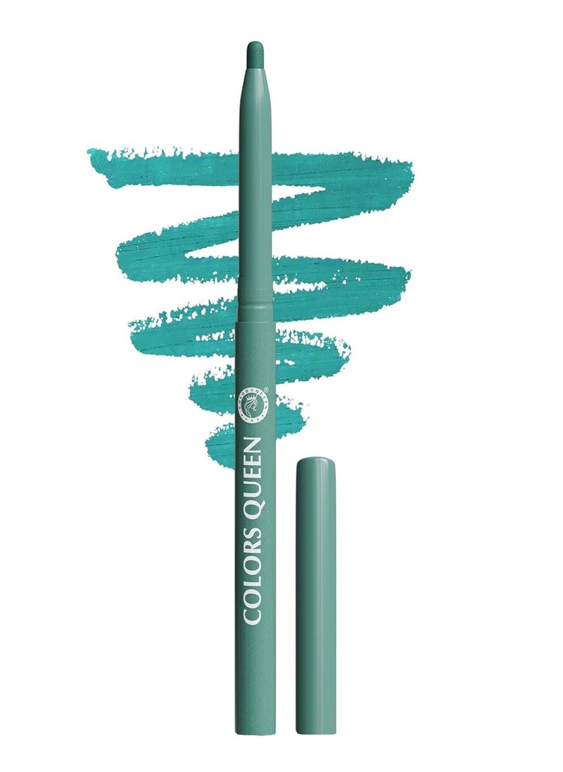 COLORS QUEEN Extreme Color Kajal 05 Peacock Green 0.4g Smooth One Stroke Ultra Creamy Non Transfer Smudge Proof Waterproof Women Lasts Up to 16hrs  - Image 1