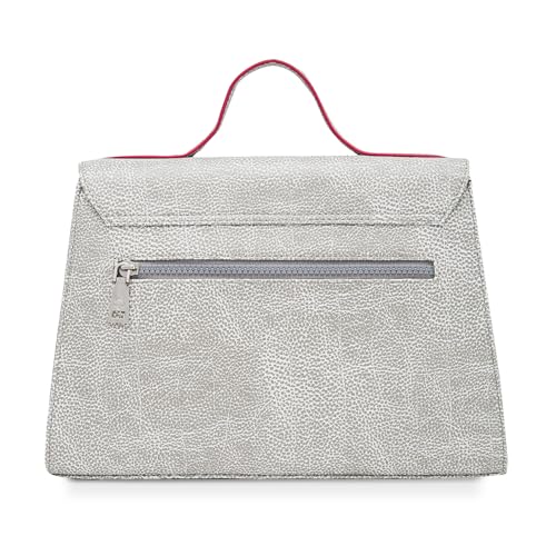 Caprese Splash Satchel Bag, Small | Stylish Printed Handbag for Women with Adjustable & Detachable Sling Strap | Magnetic Snap & Zipper Closure | Ideal for Office & Daily Use (Beige) - Image 2
