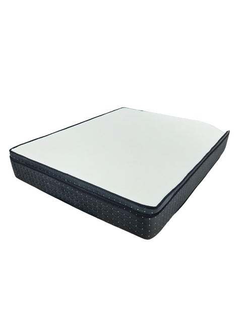Multi-layer bed mattress with high-density foam texture, comfortable mattress with two-layer system, high-density memory foam filling and soft microfiber mattress fabric (size 200X180X30)