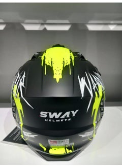 sway Helmet X1-X Seoul Black/yellow Chin Protrusion  - Image 3