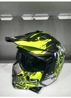 sway Helmet X1-X Seoul Black/yellow Chin Protrusion  - Image 2
