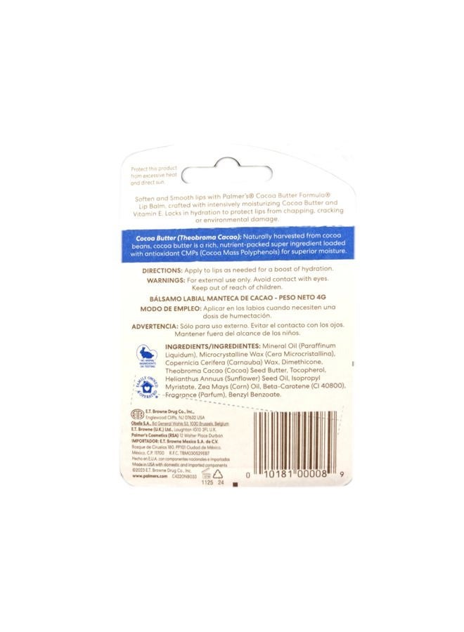 PALMER'S Cocoa Butter Ultra Moisturizing Lip Balm SPF 15 Duo by for Unisex - 2 x .30 oz Lip Balm - Image 3