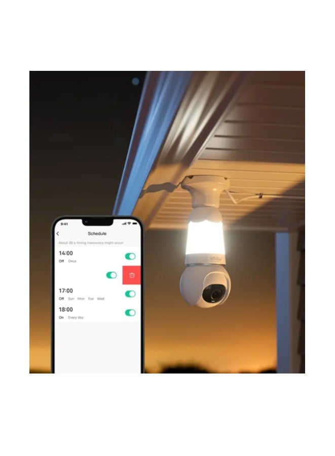 imou Bulb Cam imo Camera 3MP 2k Easy Installation In Any Plug Bulb Without Wire - Image 4